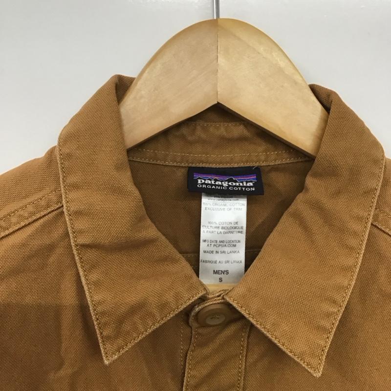パタゴニア patagonia シャツ、ブラウス 長袖 53825FA14 ワークシャツ S 無地 茶 / ブラウン /  メンズ USED 古着 中古 10145235