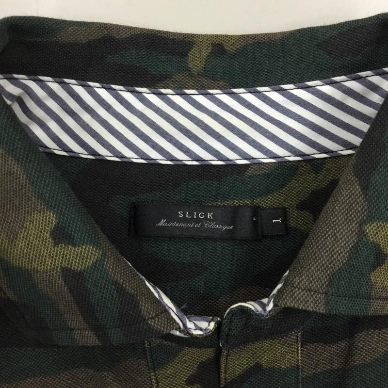 スリック SLICK ポロシャツ 半袖 半袖ポロシャツ カラーシャツ 半袖カットソー 1 カモフラージュ柄・迷彩 マルチカラー / マルチカラー /  メンズ USED 古着 中古 10115021