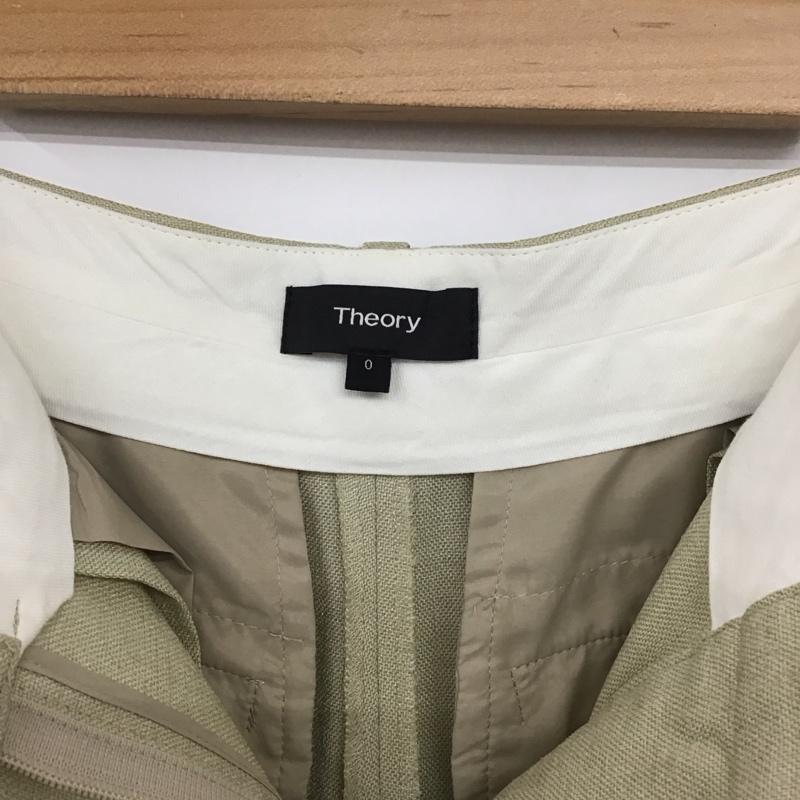 セオリー theory パンツ スラックス 0 無地 薄緑 / ライトグリーン /  レディース USED 古着 中古 10147209