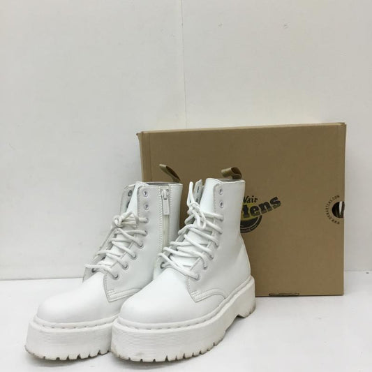 ドクターマーチン Dr.Martens ブーツ ショートブーツ V JADON 2 MONO 27335113 US：7 無地 白 / ホワイト /  レディース USED 古着 中古 10133781