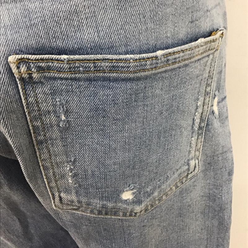 ザラウーマン ZARA WOMAN パンツ デニム、ジーンズ デニムパンツ スリムパンツ ストレッチパンツ ジーンズ 36 無地 インディゴ / インディゴ /  レディース USED 古着 中古 10110458