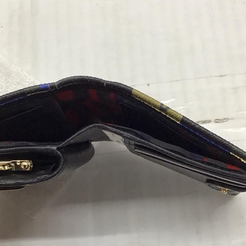 ヴィヴィアンウエストウッド Vivienne Westwood 財布 二つ折り がま口 オーブ 箱有 チェック マルチカラー / マルチカラー /  レディース USED 古着 中古 10120899