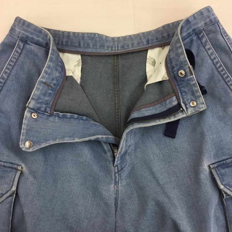 ザ ノースフェイス パープルレーベル THE NORTH FACE PURPLE LABEL パンツ ショートパンツ NT4308N デニムショートパンツ 34 無地 青 / ブルー /  メンズ USED 古着 中古 10151175