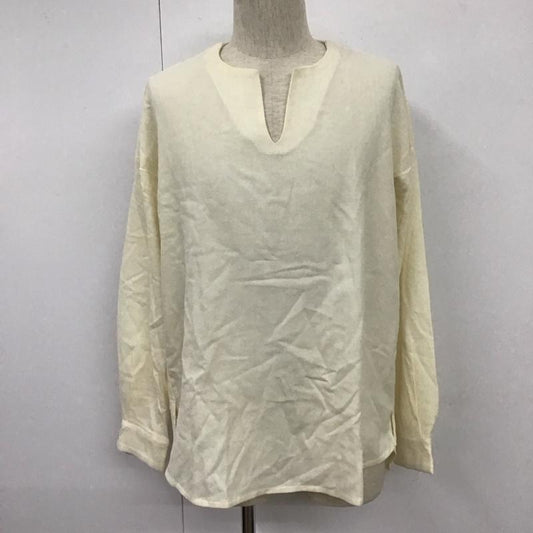 キート kiit カットソー 長袖 長袖カットソー Vネックシャツカットソー カジュアルシャツカットソー 3 無地 ベージュ / ベージュ /  メンズ USED 古着 中古 10107766