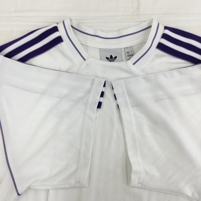 アディダス adidas カットソー 半袖 JF2581 RM TERRACE ICON レアルマドリード XL ロゴ、文字 白 / ホワイト /  メンズ USED 古着 中古 10136802