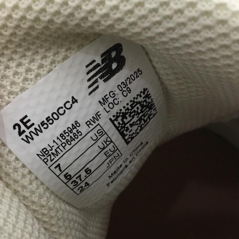 ニューバランス New Balance スニーカー スニーカー WW550CC4 ウォーキングシューズ 24cm 24.0cm ロゴ、文字 アイボリー / アイボリー /  レディース USED 古着 中古 10143918