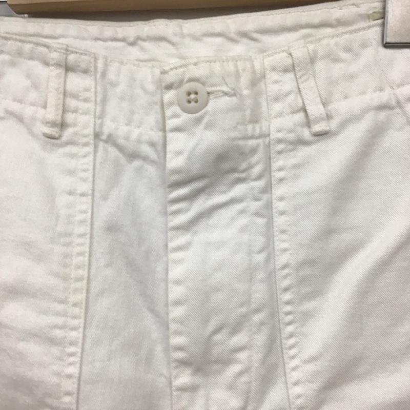 オアスロウ orSlow パンツ ショートパンツ ショートパンツ ハーフパンツ カジュアルパンツ M 無地 白 / ホワイト /  メンズ USED 古着 中古 10130669