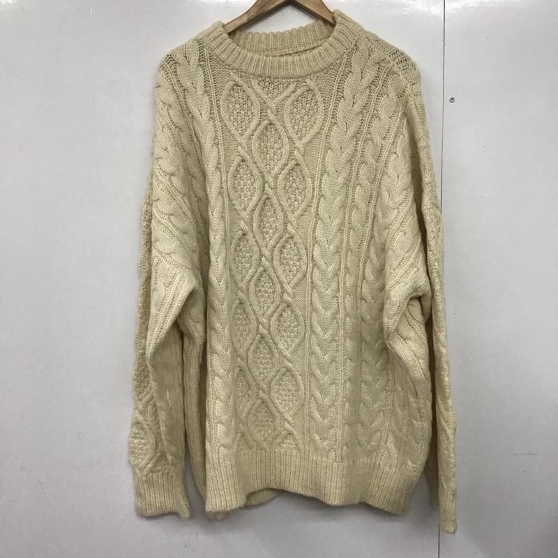 セレクトモカ select MOCA ニット、セーター 長袖 10008256 ケーブルオーバーサイズニット FREE 無地 アイボリー / アイボリー /  レディース USED 古着 中古 10142793