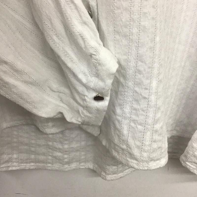 ザラ ZARA シャツ、ブラウス 長袖 S 無地 白 / ホワイト /  レディース USED 古着 中古 10140396