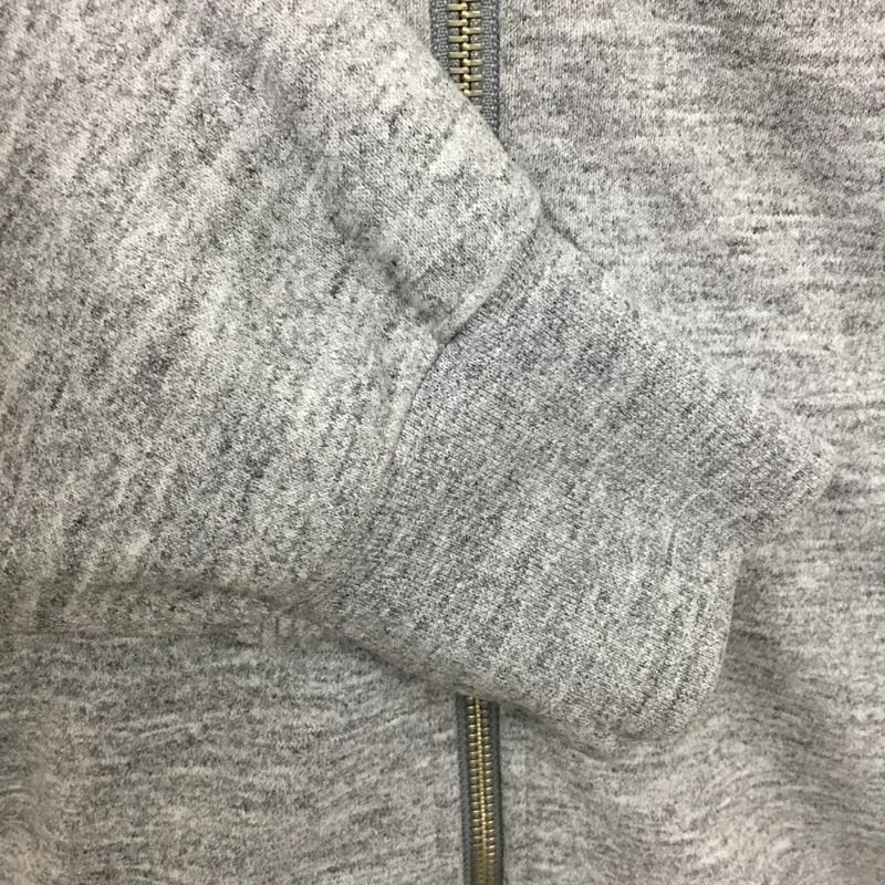 ザノースフェイス THE NORTH FACE パーカー 長袖 NT12037 スクエアロゴフルジップフーディ長袖パーカー スウェット M ロゴ、文字 灰 / グレー /  メンズ USED 古着 中古 10110097
