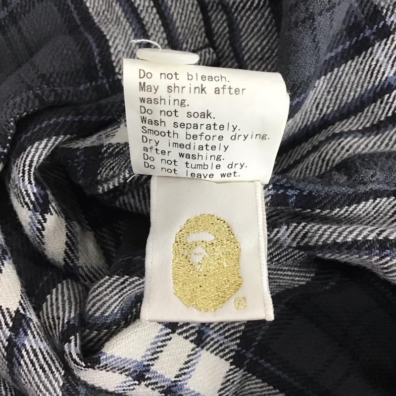 アベイシングエイプ A BATHING APE シャツ、ブラウス 長袖 長袖シャツ チェックシャツ カラーシャツ M チェック マルチカラー / マルチカラー /  メンズ USED 古着 中古 10143373