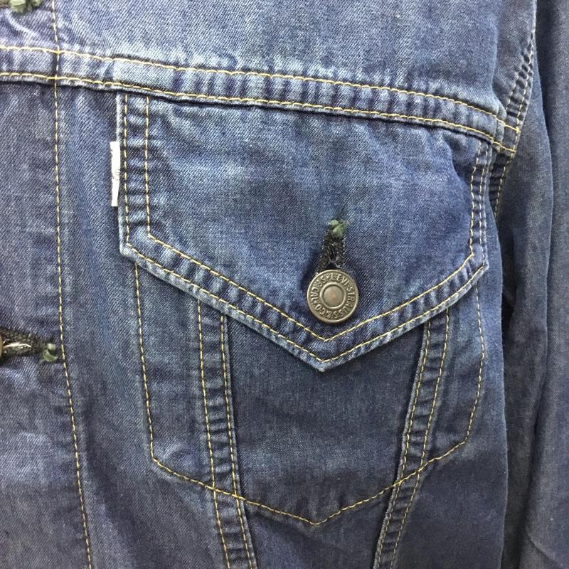リーバイストラウスアンドコー Levi Strauss & co. シャツ、ブラウス 長袖 長袖シャツ カラーシャツ デニムシャツ 94年 日本製 シャンブレ 40 無地 インディゴ / インディゴ /  メンズ USED 古着 中古 10122312