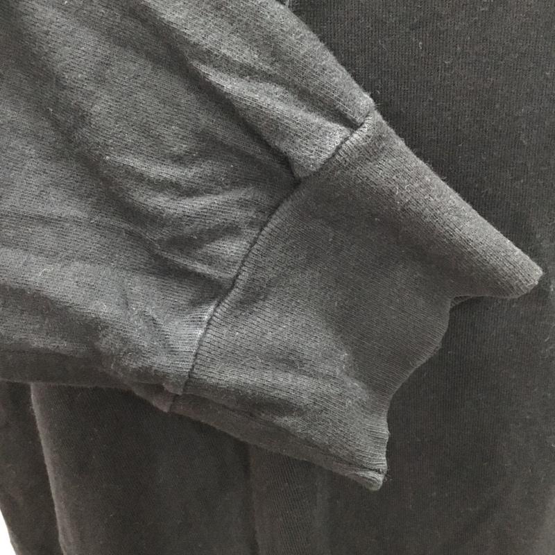 ステューシー STUSSY カットソー 長袖 長袖カットソー クルーネックカットソー ロングスリーブカットソー プリントTシャツ L ロゴ、文字 黒 / ブラック /  メンズ USED 古着 中古 10114146