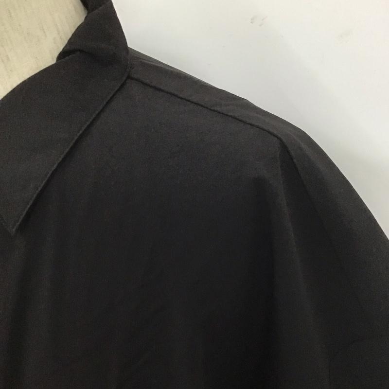 フリークスストア FREAK S STORE シャツ、ブラウス 半袖 半袖シャツ カラーシャツ カジュアルシャツ 前ボタンシャツ L 無地 黒 / ブラック /  メンズ USED 古着 中古 10107782