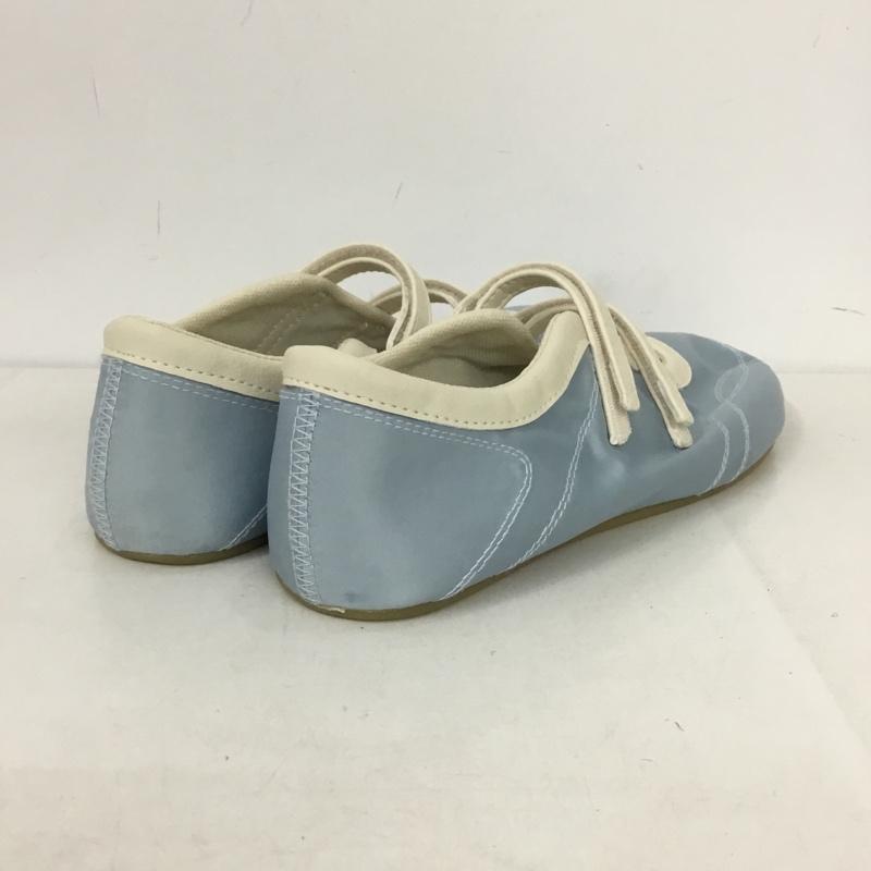 ザラ ZARA パンプス パンプス 5206 510 401 サテン風バレエシューズ EU38 無地 水色 / ライトブルー /  レディース USED 古着 中古 10144352