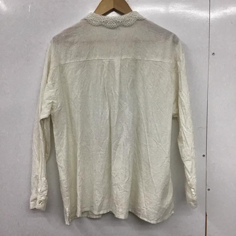 サマンサモスモス Samansa Mos2 シャツ、ブラウス 長袖 FREE 無地 白 / ホワイト /  レディース USED 古着 中古 10151262