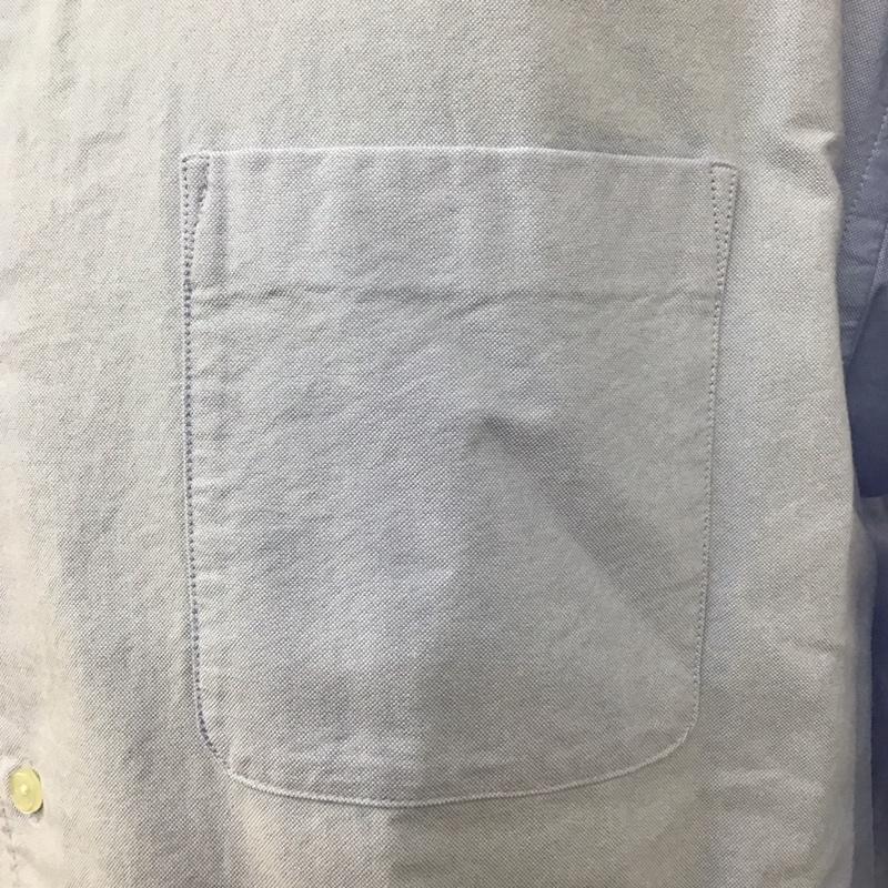 チャオパニック CIAOPANIC シャツ、ブラウス 長袖 長袖シャツ カラーシャツ ポケットシャツ 長袖カットソー L 無地 水色 / ライトブルー /  メンズ USED 古着 中古 10112984
