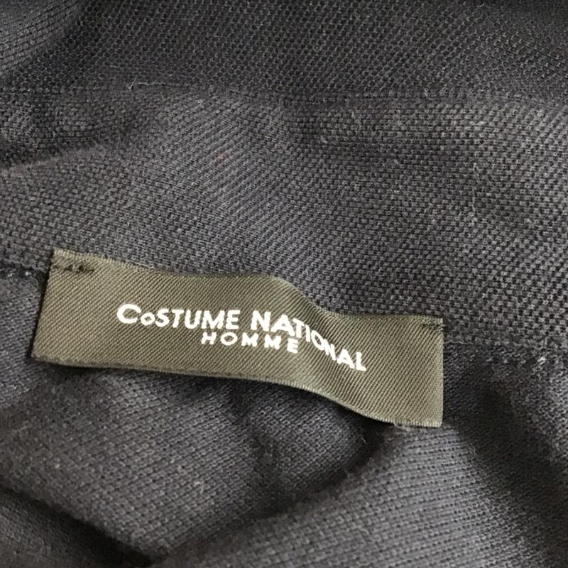 コスチュームナショナルオム CoSTUME NATIONAL HOMME カットソー 長袖 ポロシャツ S ワンポイント 紺 / ネイビー /  メンズ USED 古着 中古 10112130