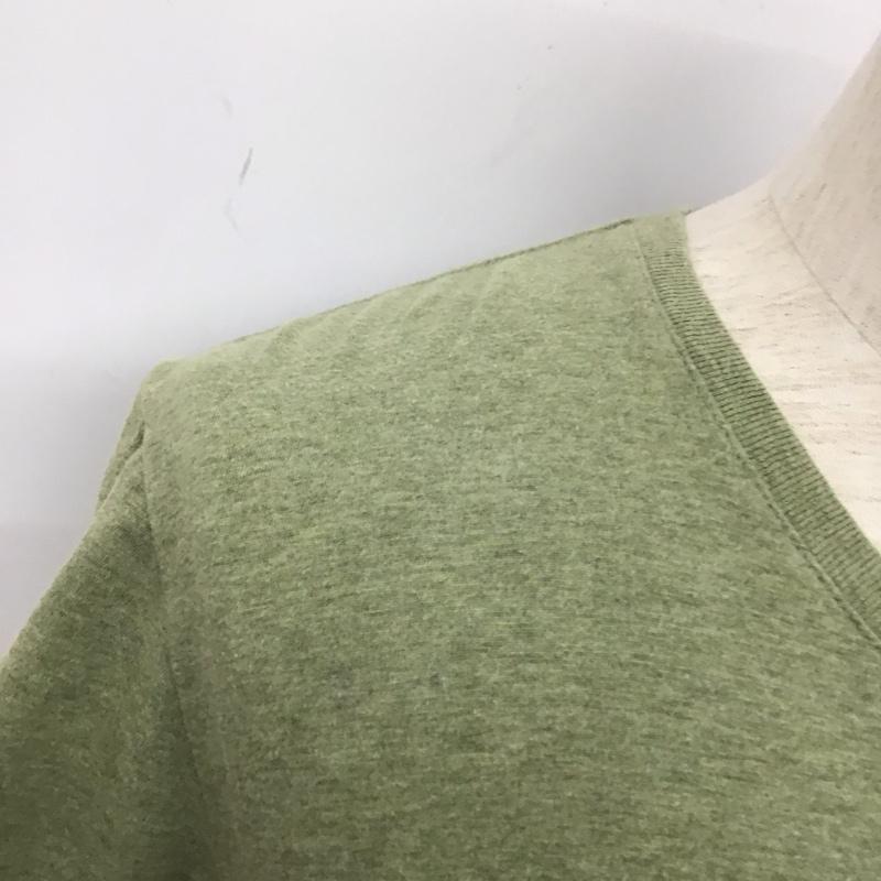 ティーシーエスエス TCSS Tシャツ 半袖 クルーネック ロゴ L ロゴ、文字 カーキ / カーキ /  メンズ USED 古着 中古 10107542