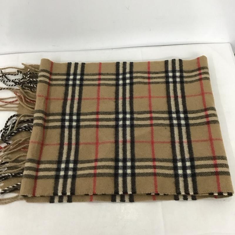 バーバリーズ BURBERRYS マフラー マフラー チェック マルチカラー / マルチカラー /  レディース USED 古着 中古 10148219