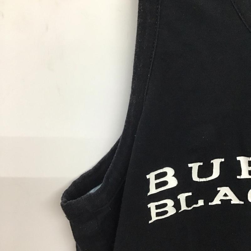 バーバリーブラックレーベル BURBERRY BLACK LABEL タンクトップ タンクトップ タンクトップ ノースリーブカットソー クルーネック 2 ロゴ、文字 黒 / ブラック /  メンズ USED 古着 中古 10140275