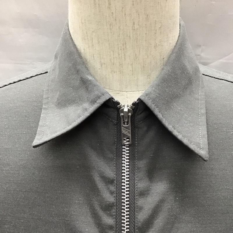 ラディアル RADIALL シャツ、ブラウス 長袖 rad-24aw-sh002 HALF ZIP SHIRT L/S L 無地 灰 / グレー /  メンズ USED 古着 中古 10122090