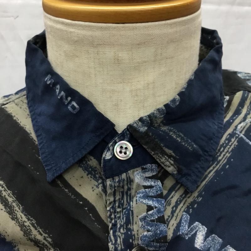 カバンドズッカ CABANE de ZUCCa シャツ、ブラウス 半袖 長袖シャツ カジュアルシャツ カラーシャツ プリントシャツ M 総柄 X プリント マルチカラー / マルチカラー /  メンズ USED 古着 中古 10106439