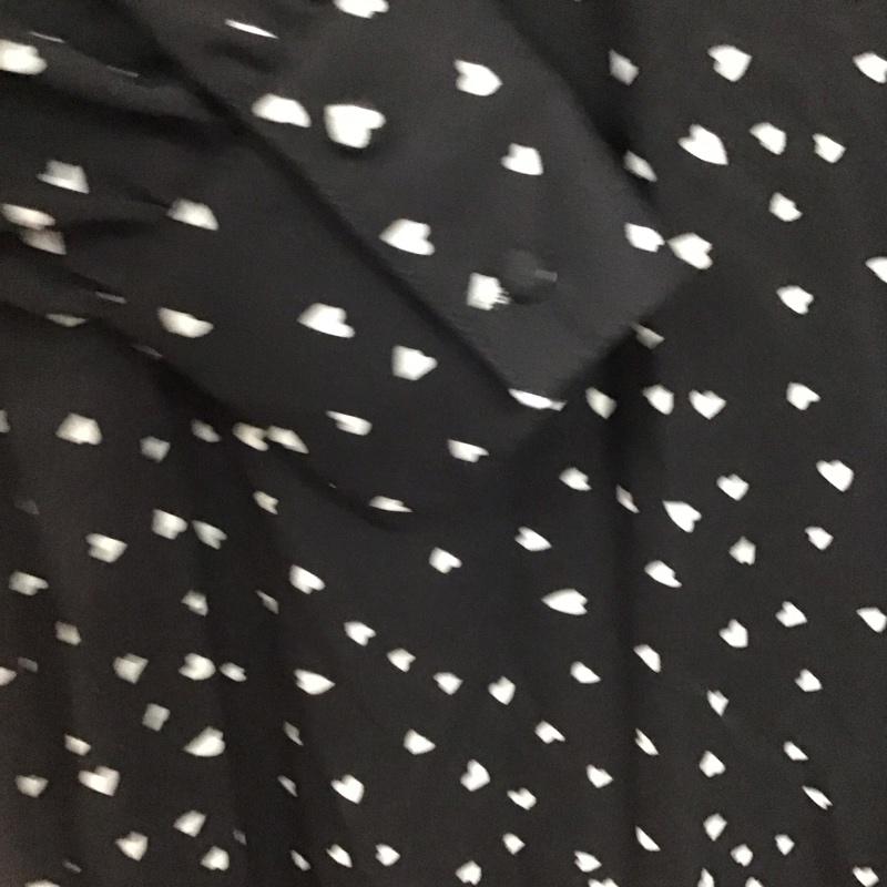 スピック＆スパン Spick & Span ワンピース ロングスカート 長袖ロングワンピース フレアスカート 総柄 38 プリント 黒 / ブラック /  レディース USED 古着 中古 10147901