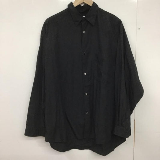グラフペーパー Graphpaper シャツ、ブラウス 長袖 gm224-50031b 長袖シャツ FREE 無地 黒 / ブラック /  メンズ USED 古着 中古 10148182