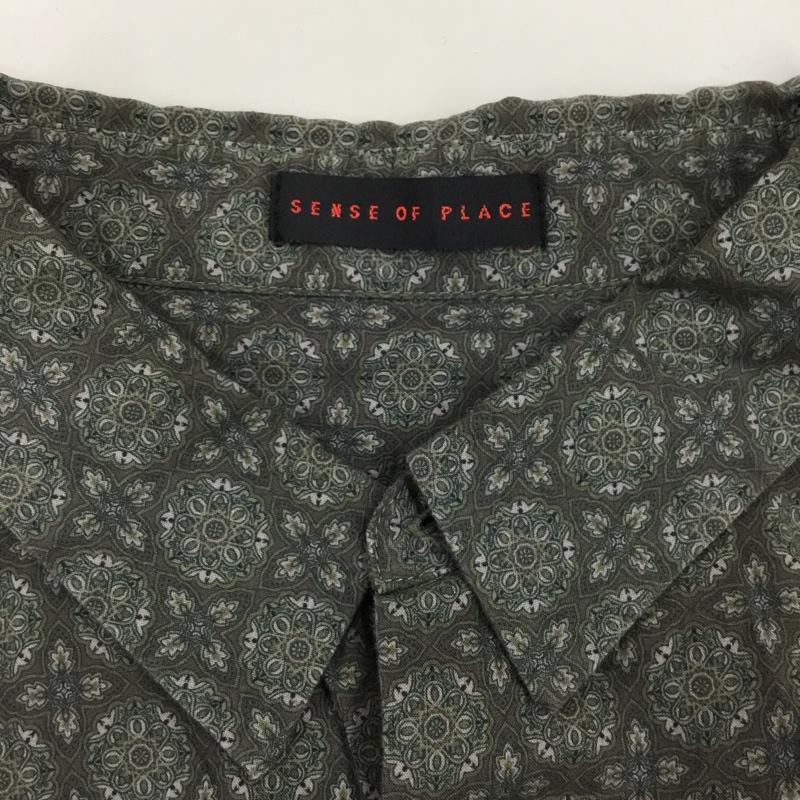センスオブプレイスバイアーバンリサーチ SENSE OF PLACE by URBAN RESEARCH シャツ、ブラウス 長袖 AA86-13Y027 L 総柄 マルチカラー / マルチカラー /  メンズ USED 古着 中古 10112905
