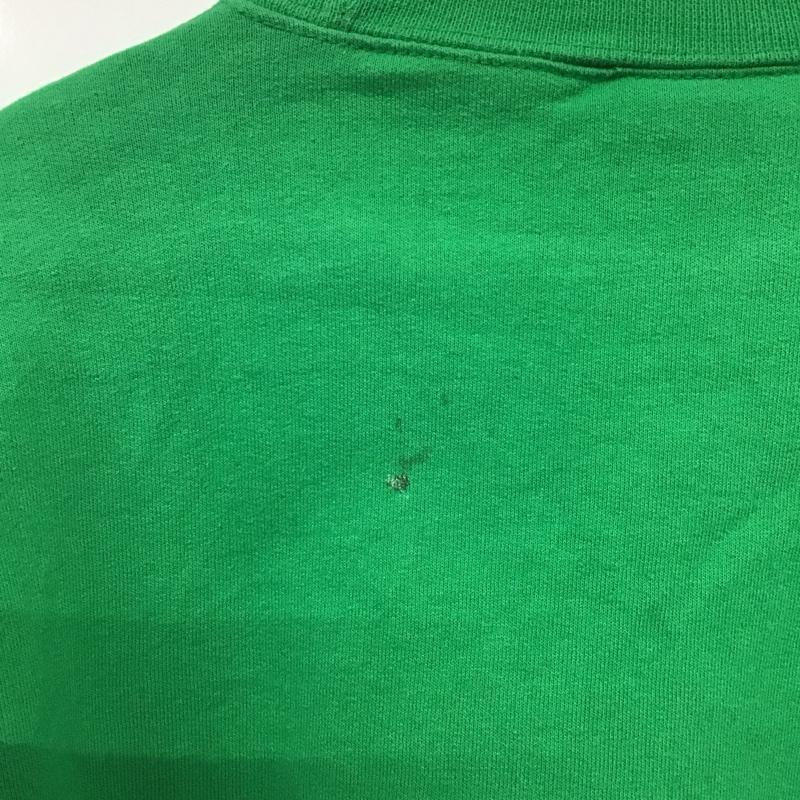 チャンピオン Champion トレーナー 長袖 長袖トレーナー スウェット クルーネック プルオーバー S プリント 緑 / グリーン /  メンズ USED 古着 中古 10142418