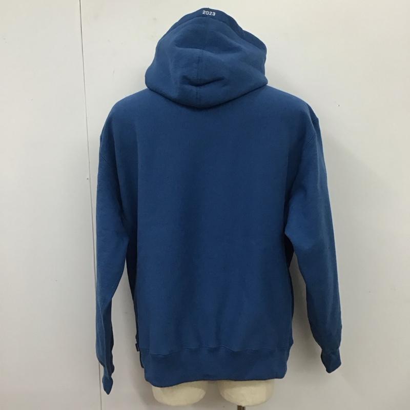 シュプリーム Supreme パーカー 長袖 21FW ボックスロゴフーディースウェットシャツ 長袖パーカー L ロゴ、文字 青 / ブルー /  メンズ USED 古着 中古 10115138