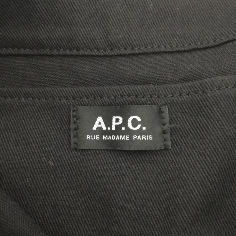 アーペーセー A.P.C. トートバッグ トートバッグ ロゴ、文字 黒 / ブラック /  メンズ USED 古着 中古 10138119