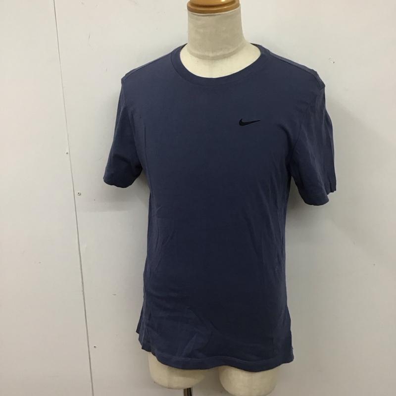 ナイキ NIKE Tシャツ 半袖 bv0508-491 NSWEMBRDスウッシュSSTシャツ 半袖カットソー M ロゴ、文字 青 / ブルー /  メンズ USED 古着 中古 10126512