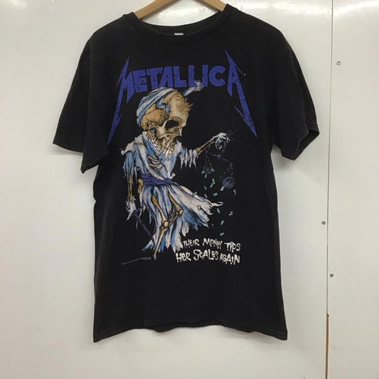 古着 USED Tシャツ 半袖 半袖カットソー プリントTシャツ クルーネックカットソー バンドTシャツ M ロゴ、文字 黒 / ブラック /  メンズ USED 古着 中古 10132910