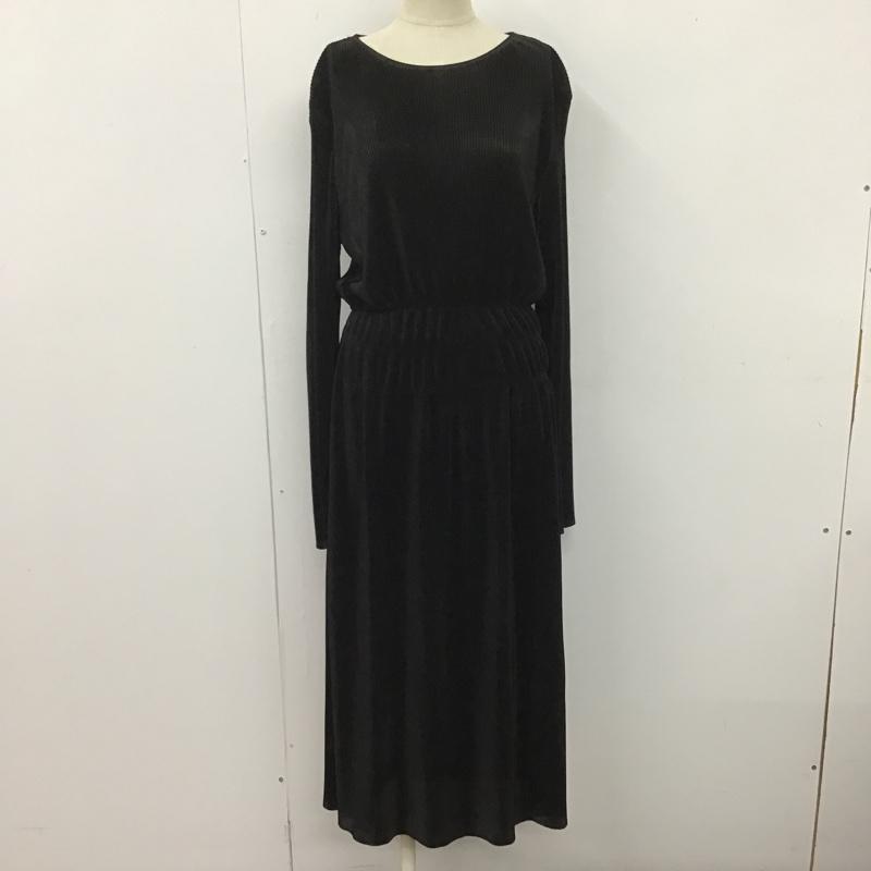 ザラ ZARA ワンピース ロングスカート M 無地 黒 / ブラック /  レディース USED 古着 中古 10106130