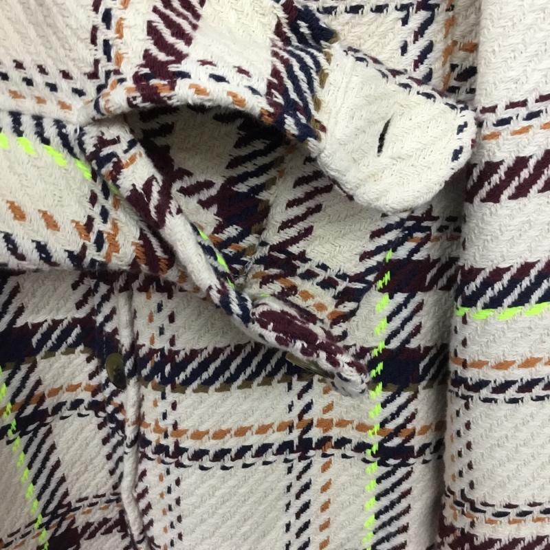ザラ ZARA シャツ、ブラウス 長袖 4255 586 072 シャツジャケット M チェック マルチカラー / マルチカラー /  メンズ USED 古着 中古 10144701