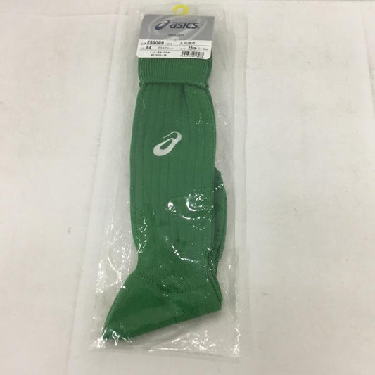 アシックス ASICS ファッション小物 ファッション小物 XSS098 ストッキング ジュニア サッカー 22cm ロゴ、文字 緑 / グリーン /  ボーイズ USED 古着 中古 10132158