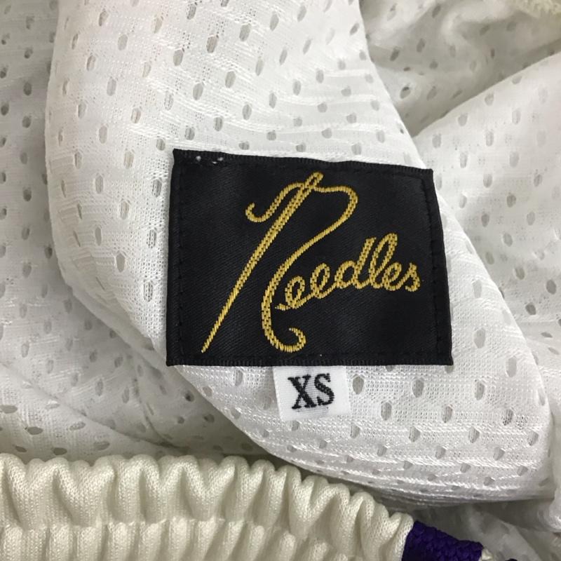 ニードルス Needles パンツ ワークパンツ、ペインターパンツ ジャージパンツ ワイドパンツ カジュアルパンツ XS ロゴ、文字 白 / ホワイト /  メンズ USED 古着 中古 10133652