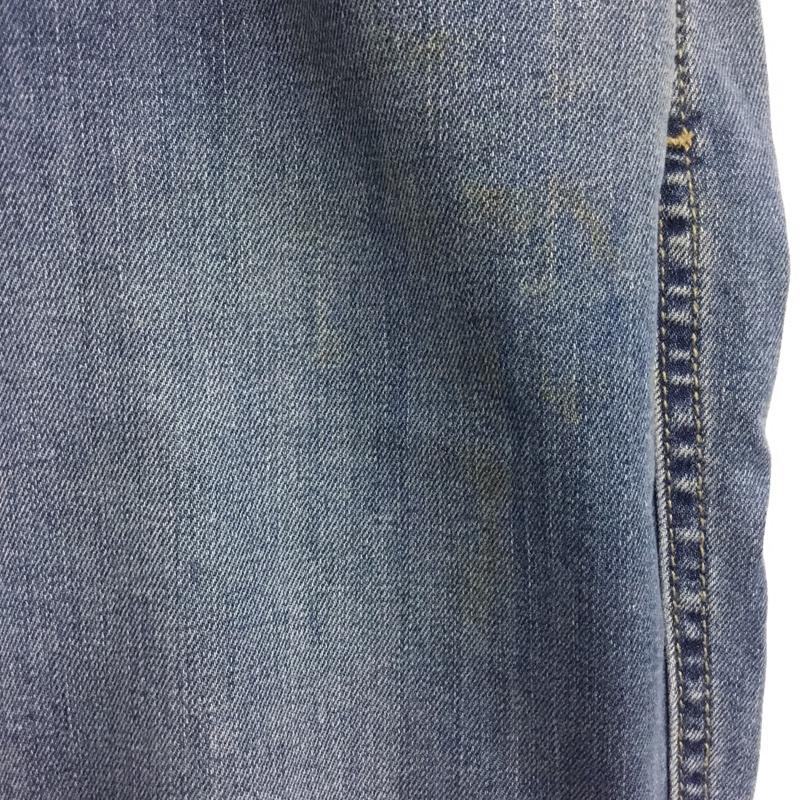 カーハート Carhartt パンツ デニム、ジーンズ デニムパンツ ストレートパンツ ワイドパンツ カジュアルパンツ ロゴ、文字 インディゴ / インディゴ /  メンズ USED 古着 中古 10114078