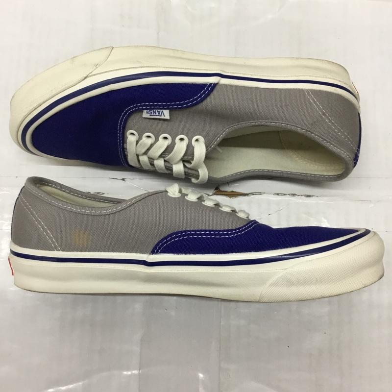 バンズ VANS スニーカー スニーカー 721356 ローカット 27cm 27.0cm ロゴ、文字 青 / ブルー / X 灰 / グレー /  メンズ USED 古着 中古 10121847