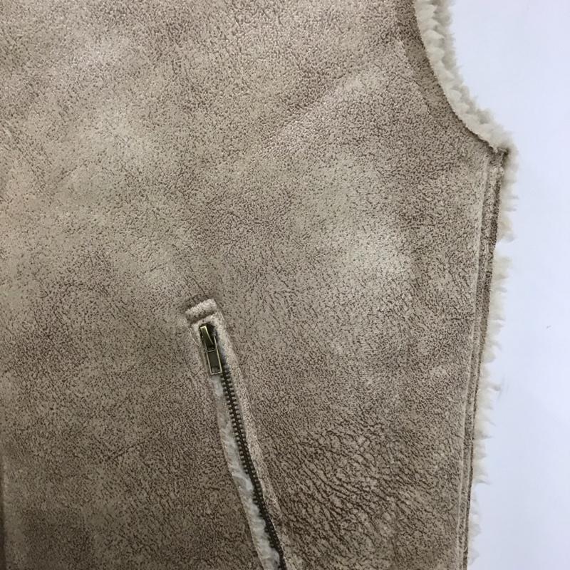 ダブルクローゼット w closet ベスト ベスト FREE 無地 ベージュ / ベージュ /  レディース USED 古着 中古 10139743