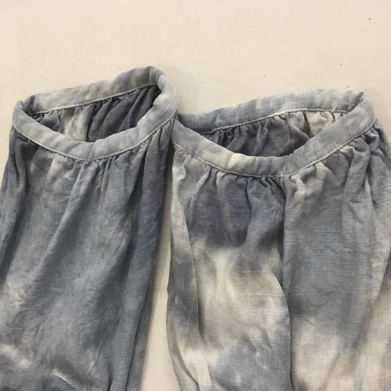 ザラ ZARA ワンピース ロングスカート 前開き クルーネック S 無地 青 / ブルー /  レディース USED 古着 中古 10139380