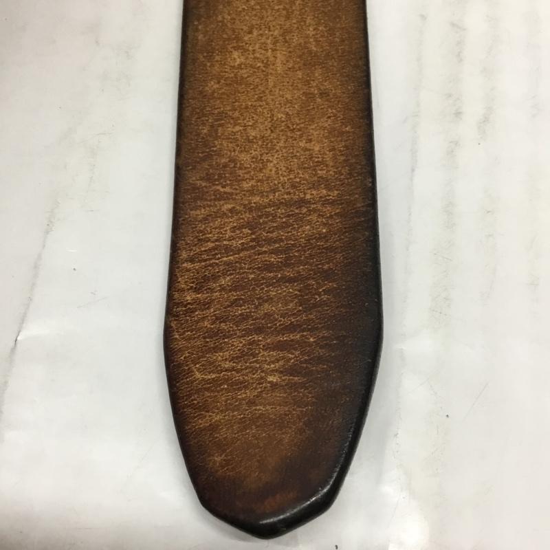 フラットヘッド The Flat Head ベルト・バックル ベルト 34 無地 茶 / ブラウン /  メンズ USED 古着 中古 10111818