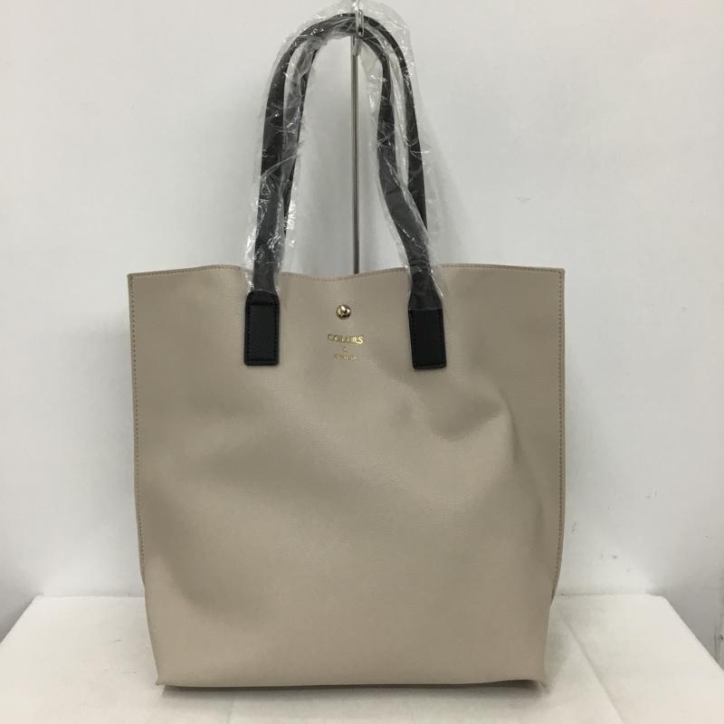 アンドシュエット & chouette トートバッグ トートバッグ 2120185021 ロゴ、文字 グレージュ / グレージュ /  レディース USED 古着 中古 10136974