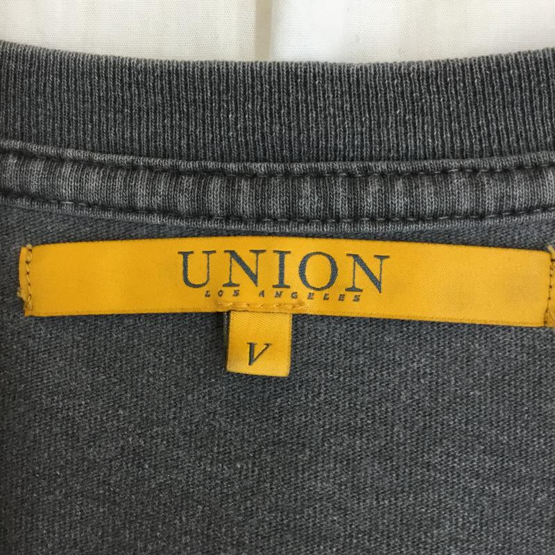 ユニオン UNION カットソー 長袖 UNION ORIGINAL CIVILIZED L/S TEE ユニオン ロンT 5 プリント 黒 / ブラック /  メンズ USED 古着 中古 10149686