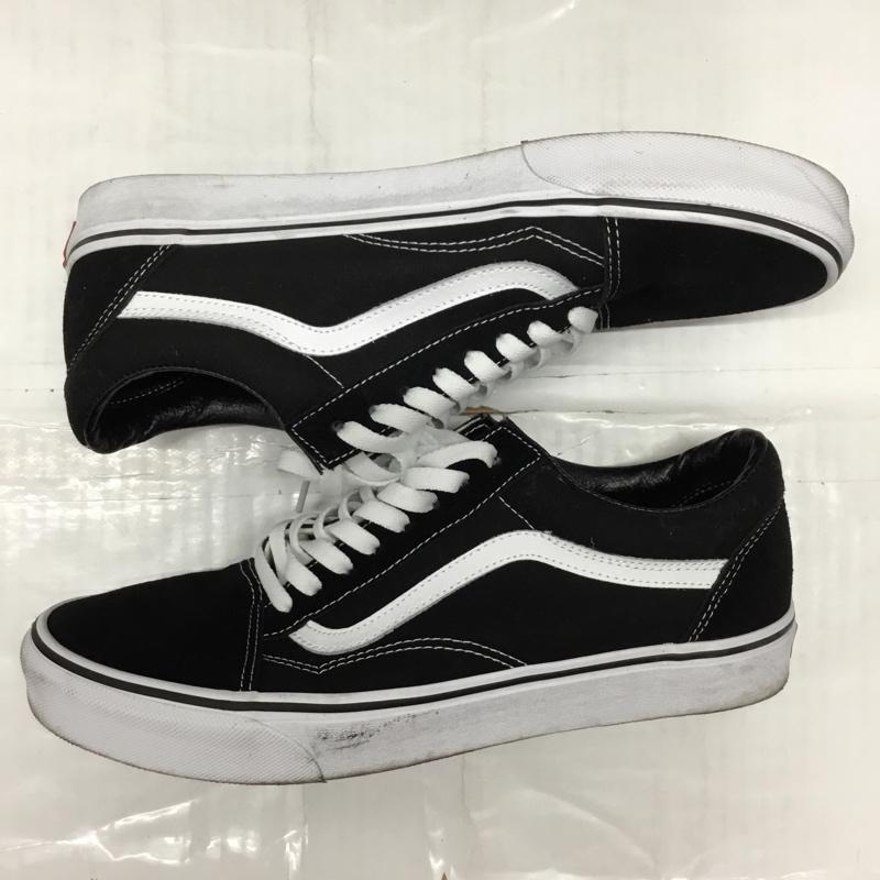 バンズ VANS スニーカー スニーカー 500714 OLD SKOOL 28cm 28.0cm ロゴ、文字 黒 / ブラック / X 白 / ホワイト /  メンズ USED 古着 中古 10113949