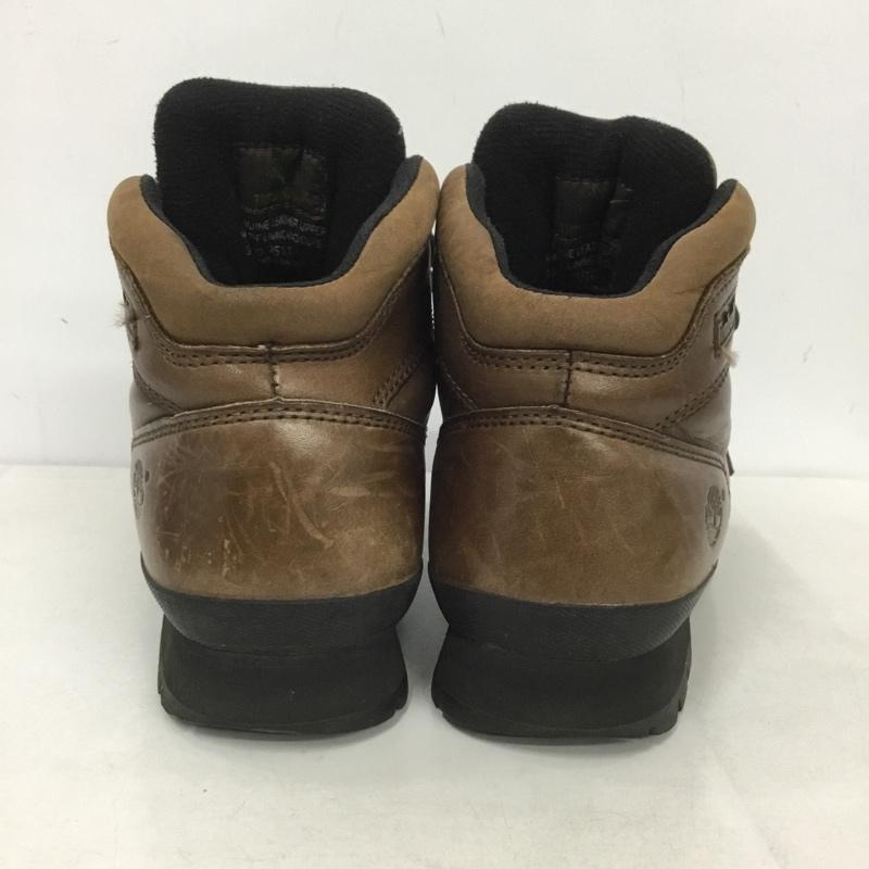 ティンバーランド Timberland ブーツ ショートブーツ ハイキングブーツ 9M ロゴ、文字 茶 / ブラウン /  メンズ USED 古着 中古 10143973