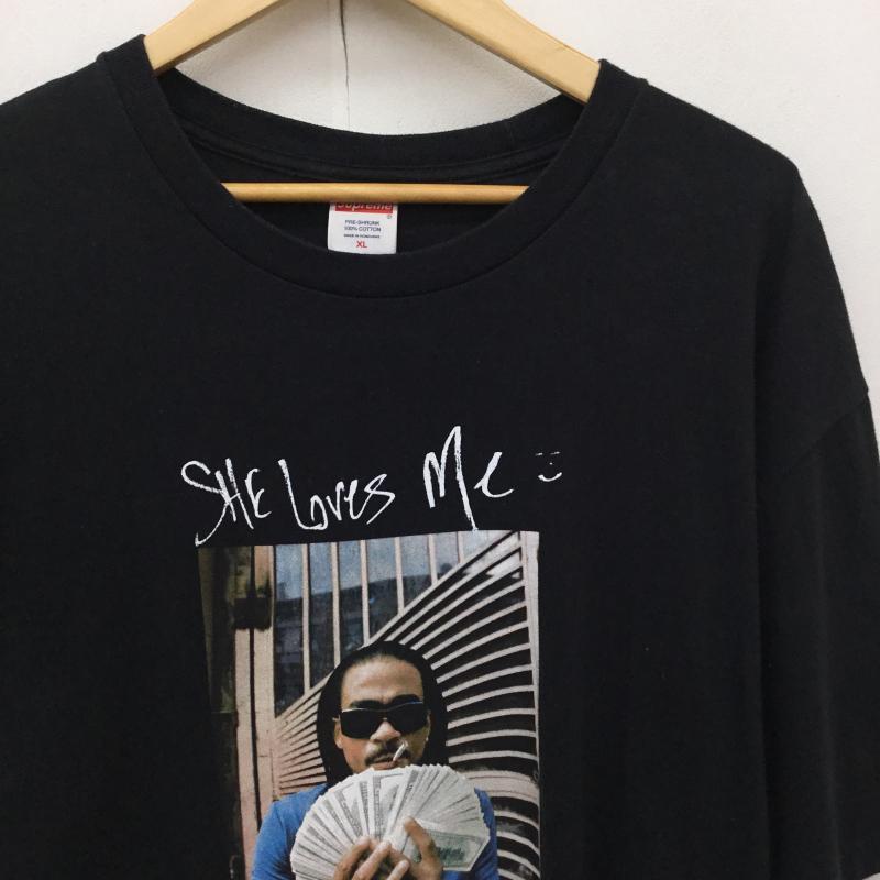 シュプリーム Supreme Tシャツ 半袖 25SS Max B Tee XL プリント 黒 / ブラック /  メンズ USED 古着 中古 10150146