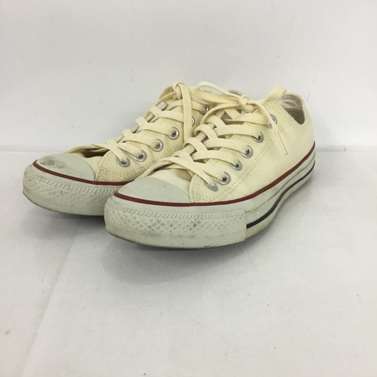 コンバース CONVERSE スニーカー スニーカー M9165 ALL STAR OX 24cm 24.0cm ロゴ、文字 アイボリー / アイボリー /  レディース USED 古着 中古 10133185